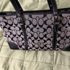 Coach signature handbag